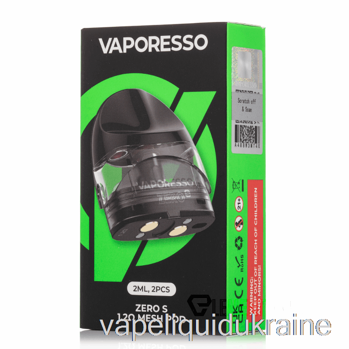 Vape Ukraine Vaporesso Zero S Replacement Pods 1.0ohm ZERO S Pods